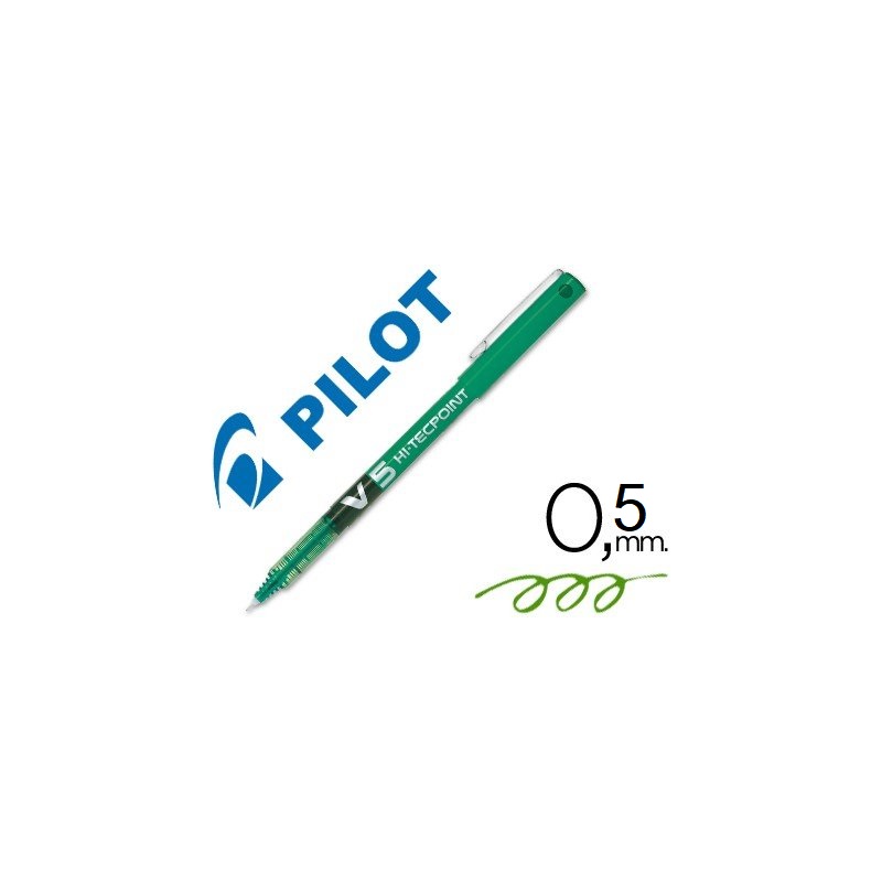 BOLIGRAFO PILOT V5 0.5 VERDE