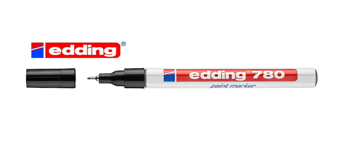 ROTULADOR EDDING 780 TINTA OPACA NEGRO