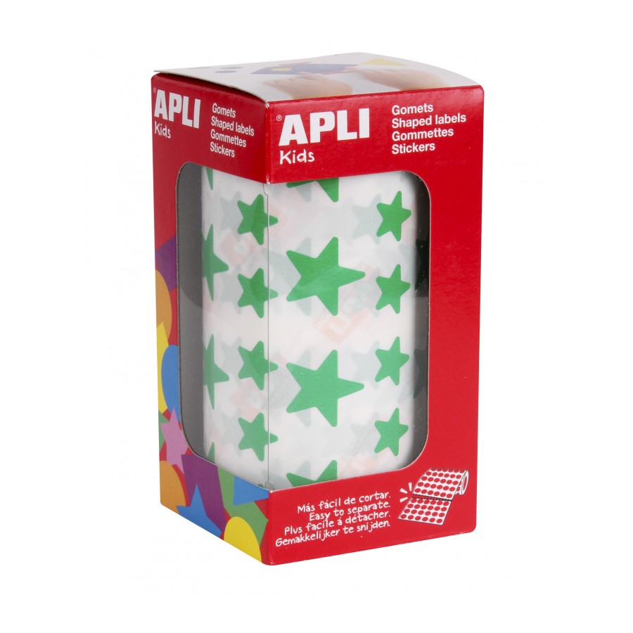 GOMETS ESTRELLAS VERDE APLI