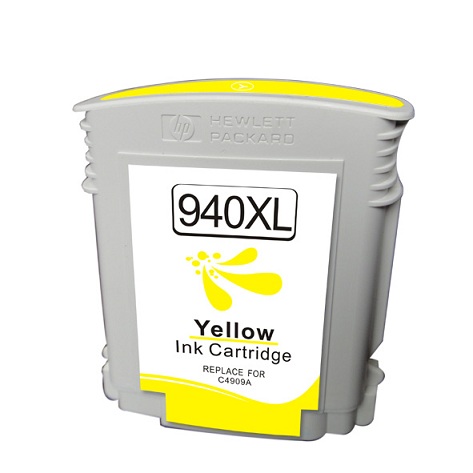 CARTUCHO BM HP REMANUFACTURADO 940XL AMARILLO C4909A 29ML.