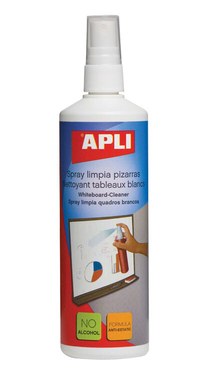 LIMPIADOR SPRAY PIZARRA BLANCAS 250ML APLI.