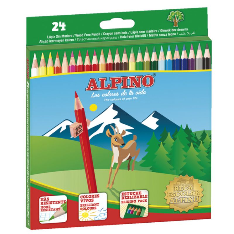 LAPICES ALPINO CAJA 24 COLORES