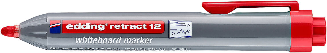 ROTULADOR EDDING RETRACT 12 ROJO