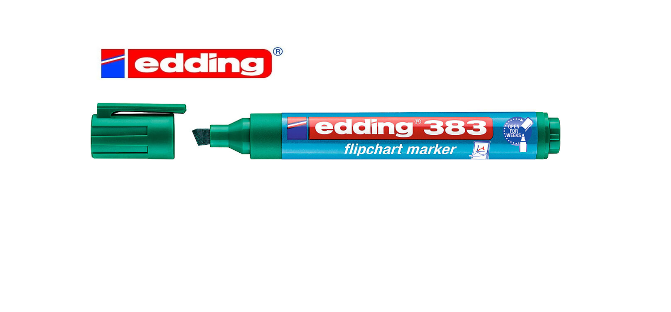 ROTULADOR EDDING 383 FLIPCHARTS VERDE