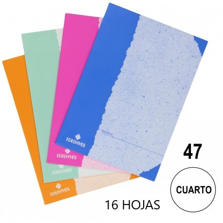 LIBRETA EDELVIVES Nº 47 16H CUARTO