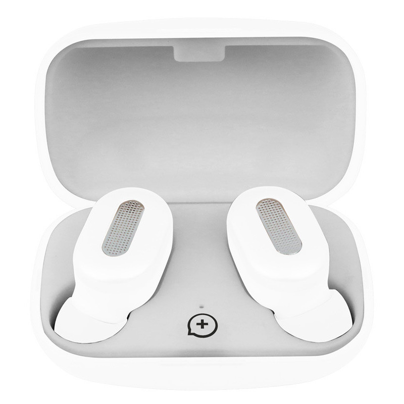 AURICULARES INALAMBRICOS MOBILE+ MB-EPI14 TWS ESTEREO BLANCOS CON ESTUCHE DE CARGA