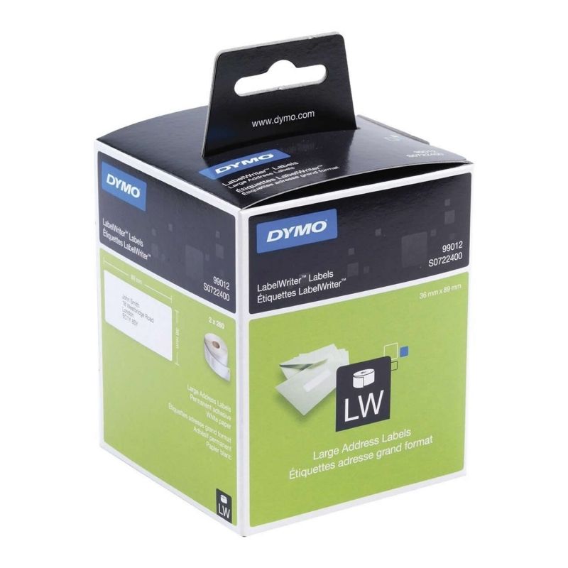 ETIQUETA ADHESIVA DIMO 99012 - 89x36mm - 260x2unid.