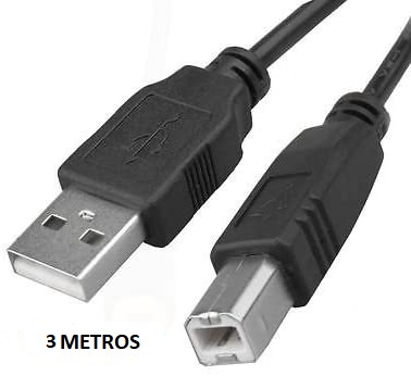 CABLE USB IMPRESORA NANOCABLE - CONECTOR A MACHO/B MACHO 2.0 - 3 METROS