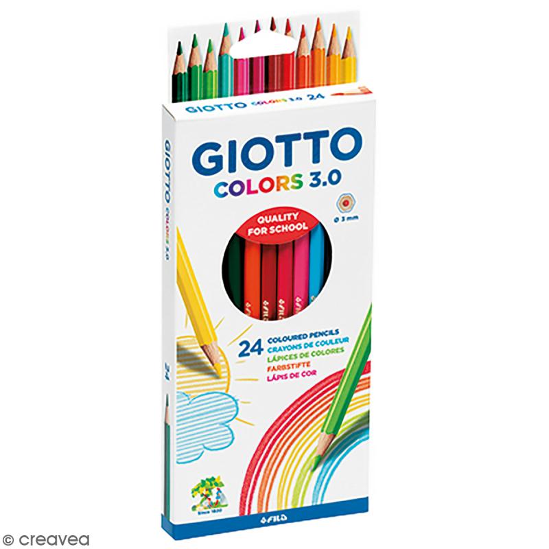 LAPICES COLORES GIOTTO 24 UNIDADES 3.0