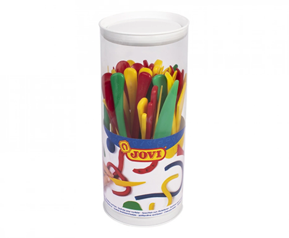 BOTE 48 MOLDEADORES 3 MODELOS PLASTICO JOVI