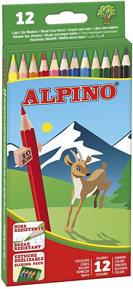 LAPICES ALPINO CAJA 12 COLORES