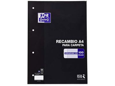 RECAMBIO FOLIO 2mm OXFORD 90gr.