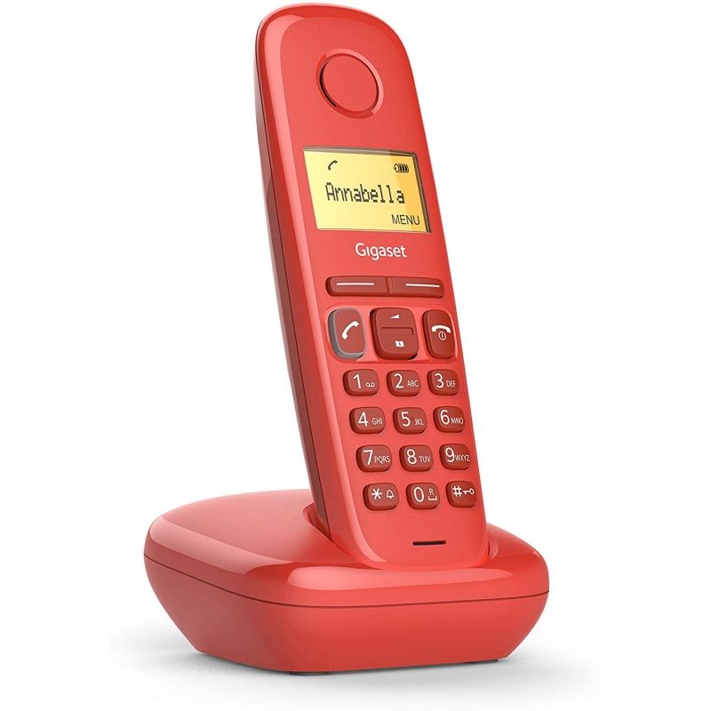 TELEFONO INALAMBRICO GIGASET A170 ROJO