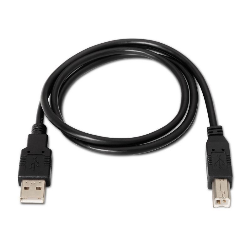 CABLE USB 2.0 IMPRESORA AISENS - USB A MACHO/USB B MACHO - 1,8 METROS