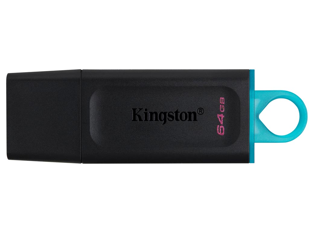 PENDRIVE 64GB KINGSTON DATATRAVELER EXODIA NEGRO - USB 3.2 GEN 1 - CON TAPA