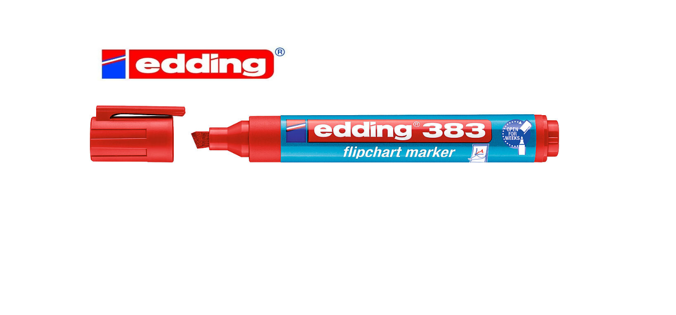 ROTULADOR EDDING 383 FLIPCHARTS ROJO