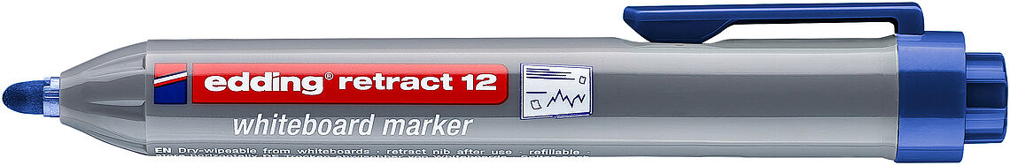 ROTULADOR EDDING RETRACT 12 AZUL