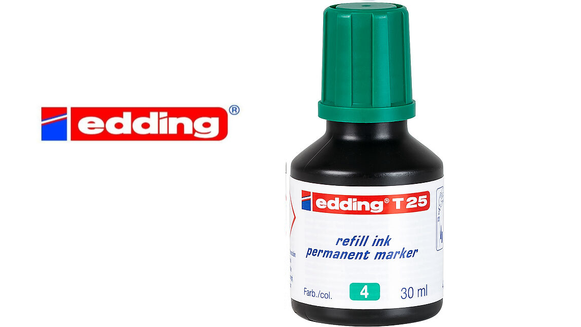 RECARGA TINTA PERMANENTE EDDING T25 VERDE