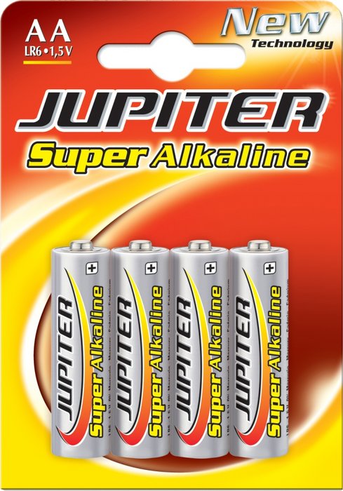 PILAS JUPITER AA LR06 PAQUETE 4 UNIDADES