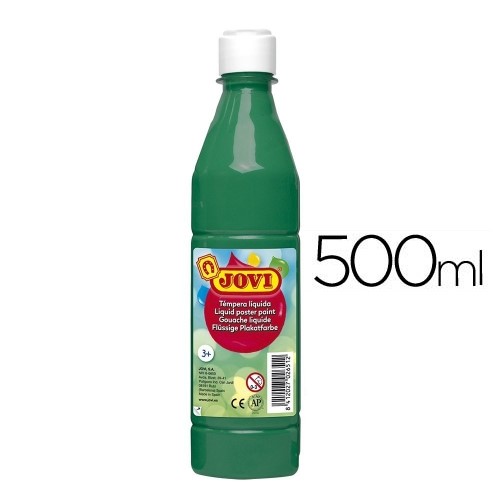 BOTELLA TEMPERA LIQUIDA VERDE OSCURO 500ML