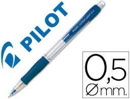 PORTAMINAS PILOT SUPERGRIP H185 AZUL - TRAZO 0.5mm - MINA HB