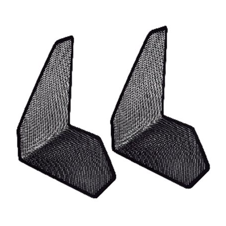 SUJETA LIBROS REJILLA NEGRO SET 2 UND