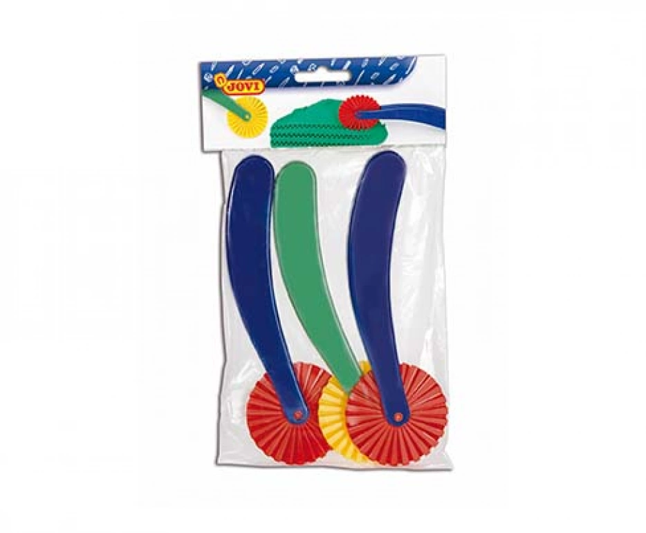 BOLSA 3 CORTADORES PLASTILINA JOVI