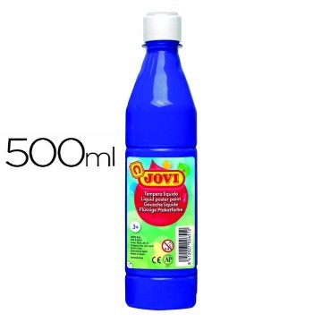 BOTELLA TEMPERA LIQUIDA AZUL ULTRAMAR 500ML