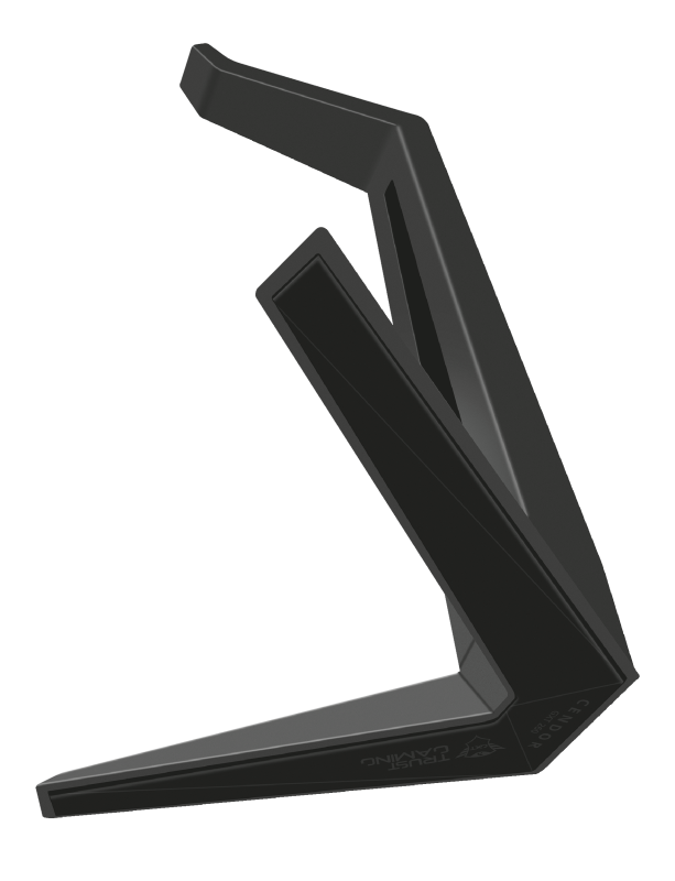 SOPORTE UNIVERSAL PARA AURICULARES TRUST GAMING GXT 260 CENDOR NEGRO - EVITA DEFORMACIONES