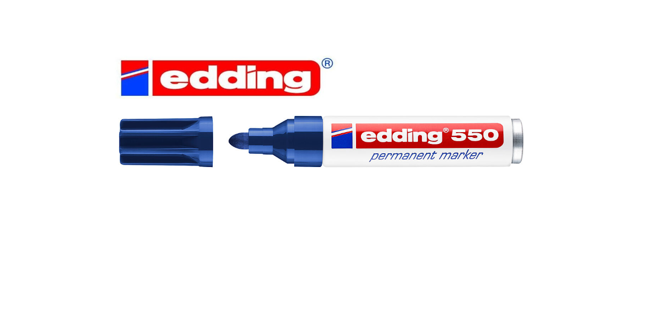 ROTULADOR PERMANENTE EDDING 550 AZUL