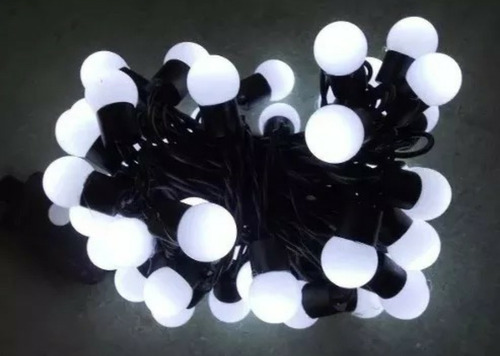 GUIRNALDA LED MINI BOLITAS GSC LUZ BLANCA 6000K - 4 METROS - FUNCIONA A LUZ