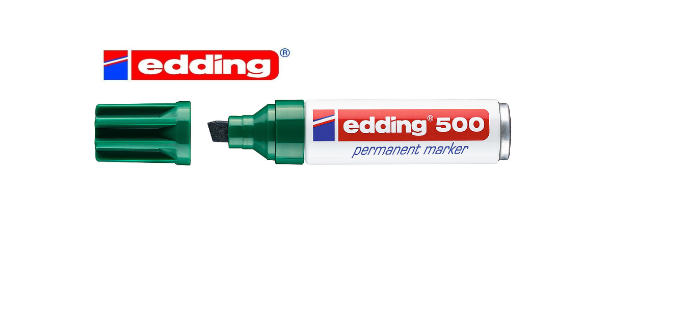 ROTULADOR PERMANENTE EDDING 500 VERDE