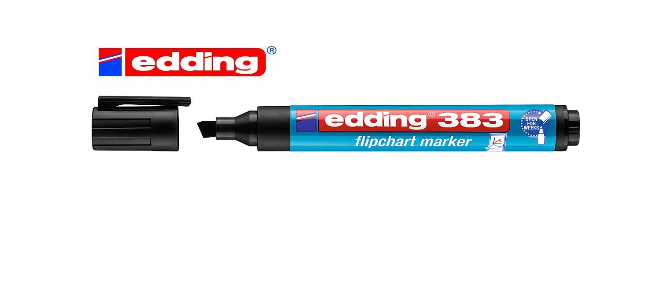 ROTULADOR EDDING 383 FLIPCHARTS NEGRO