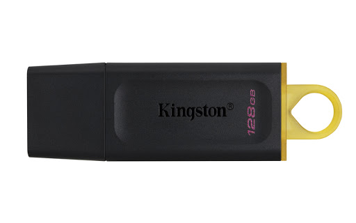 PENDRIVE 128GB KINGSTON DATATRAVELER EXODIA NEGRO - USB 3.2 GEN 1 - CON TAPA