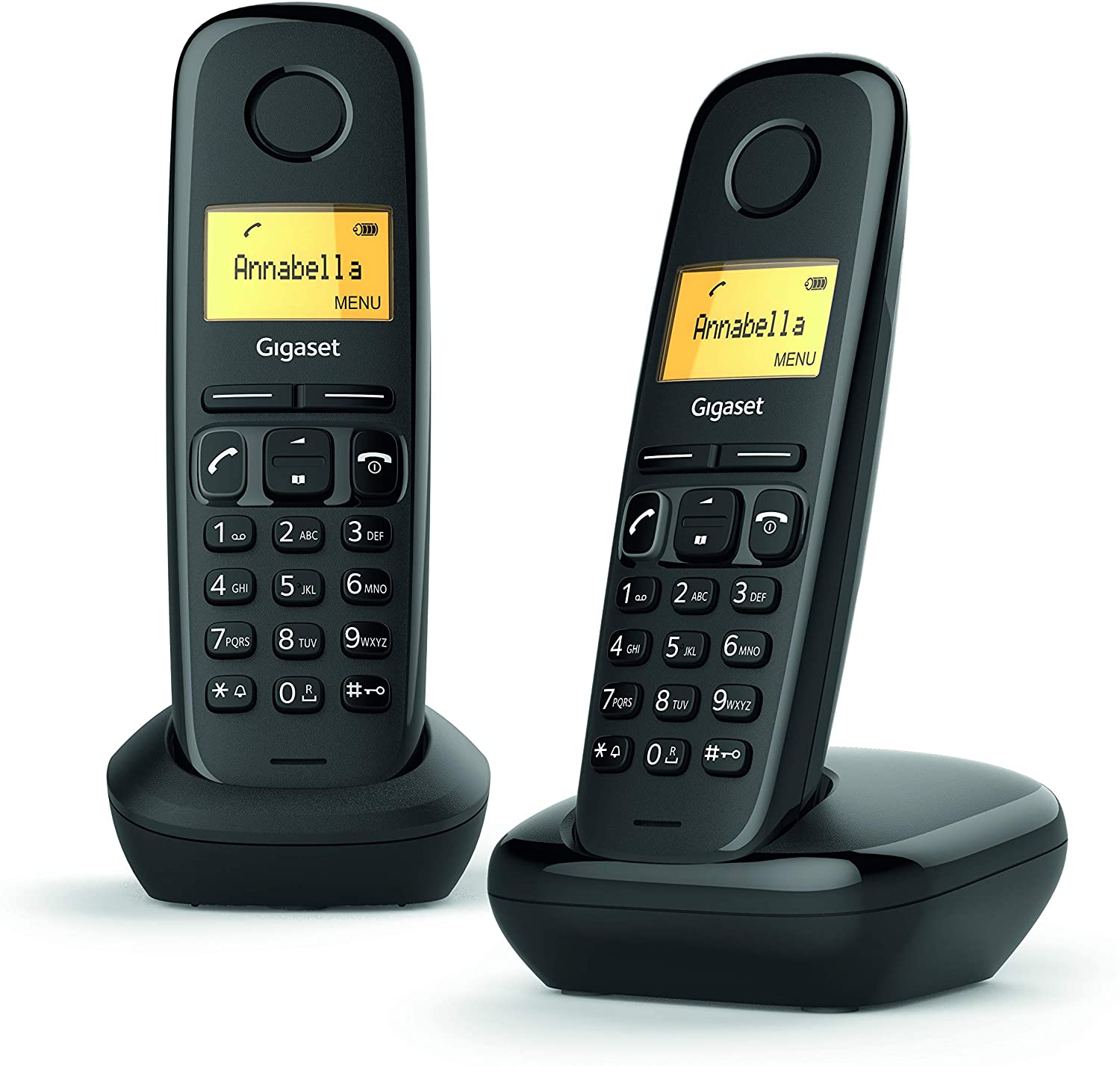 TELEFONO INALAMBRICO GIGASET A170 NEGRO - PACK DUO