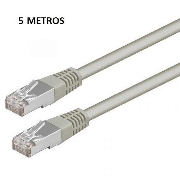 LATIGUILLO DE RED NANOCABLE 10.20.0405 - RJ45 - UTP - CAT6 - 5 METROS - GRIS