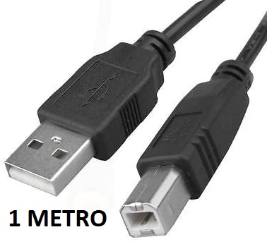 CABLE USB IMPRESORA EQUIP - CONECTOR A MACHO/B MACHO 2.0 - 1 METRO