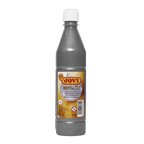 BOTELLA TEMPERA LIQUIDA PLATA 500ML