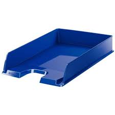 BANDEJA APILABLE PLÁSTICO AZUL OSCURO OPACA FAIBO