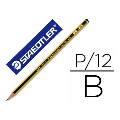 LAPIZ NORIS 120 STAEDTLER Nº1 B