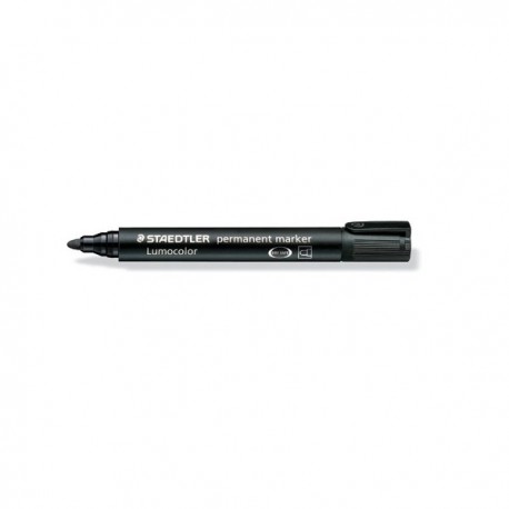 ROTULADOR PERMANENTE STAEDTLER LUMOCOLOR NEGRO PUNTA GORDA 2mm 352-9