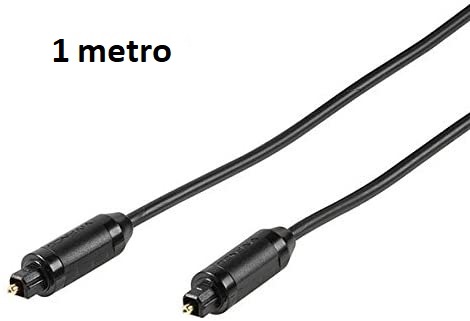 CABLE OPTICO DE AUDIO DIGITAL TOSLINK LANBERG CA-TOSL-10CC-0010-BK - 1 METRO - NEGRO