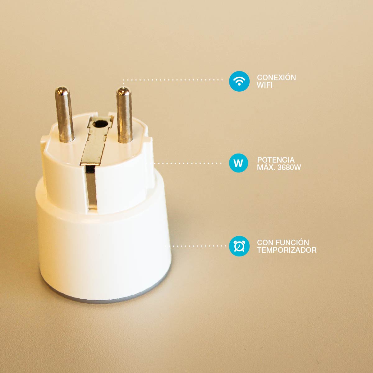 LADRON BASE INTELIGENTE GSC VIA WIFI - POTENCIA MAX. 3680W - IP20