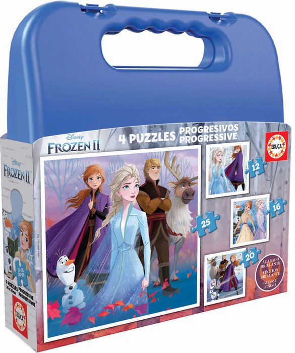 PUZZLE PROGRESIVOS MALETA FROZEN 2