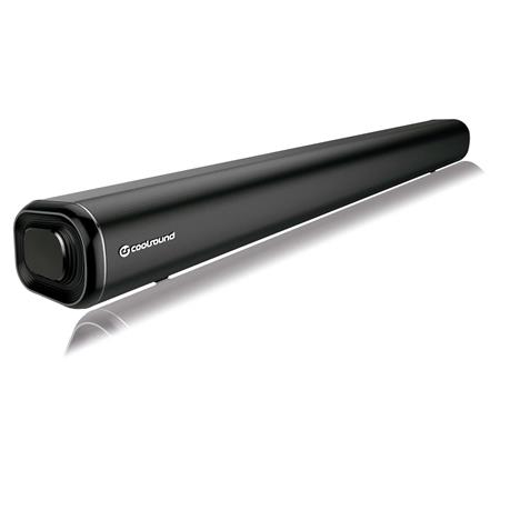 BARRA DE SONIDO 2.0 COOLSOUND SERIE PRO 200W NEGRA - PANTALLA LED - AMPLIFICADOR DSP