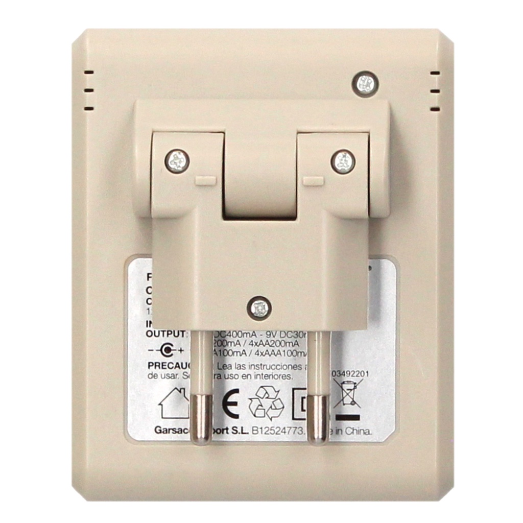 CARGADOR DE PILAS RECARGABLES GSC EVOLUTION AA/AAA/9V