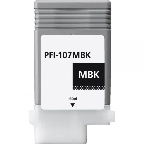 CARTUCHO BM CANON COMPATIBLE PFI107 MBK NEGRO MATE 130ML.