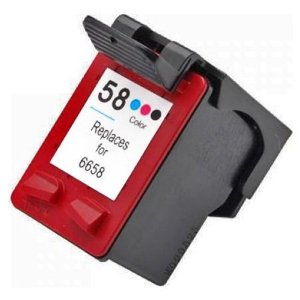 CARTUCHO HP REMANUFACTURADO 58 COLOR PHOTO C6658AE 18ml.