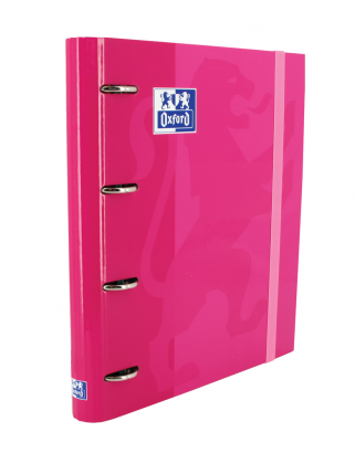 CARPETA 4 ANILLAS OXFORD CON RECAMBIO 100H 5X5 FUCSIA