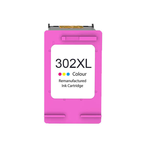 CARTUCHO HP REMANUFACTURADO 302XL COLOR F6U67AE 18ml.